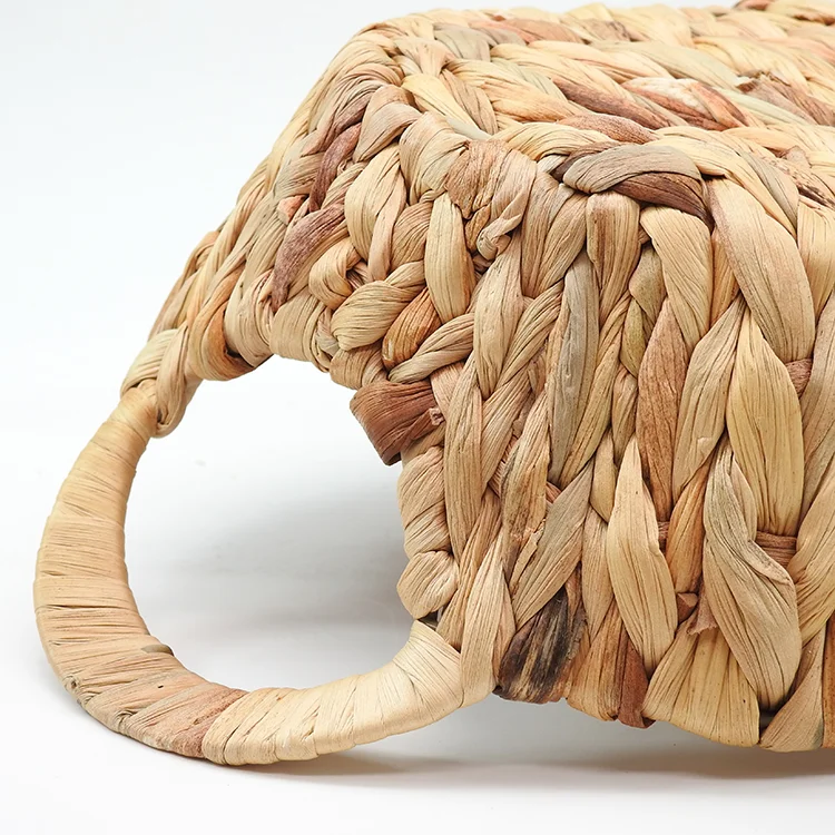 Hand Weaving Round Sea Natural Seagrass Storagebasket Straw Baskets Sets With Handles Buy Eco