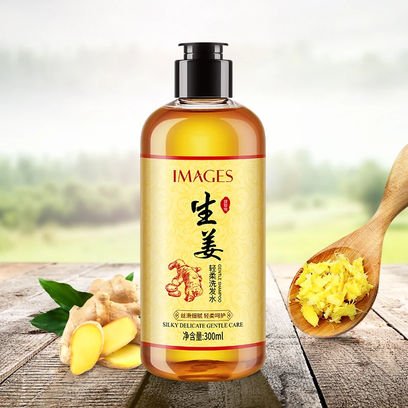 

IMAGES OEM natural care organic herbal ginger hair growth shampoo