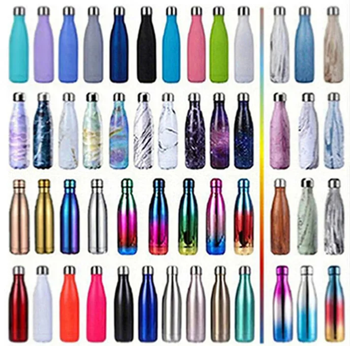 

Stanless steel vacum water bottle steel botle watter bottle stainless steel bottiglia acqua acciaio s, Custom color, white,yellow,black,blue