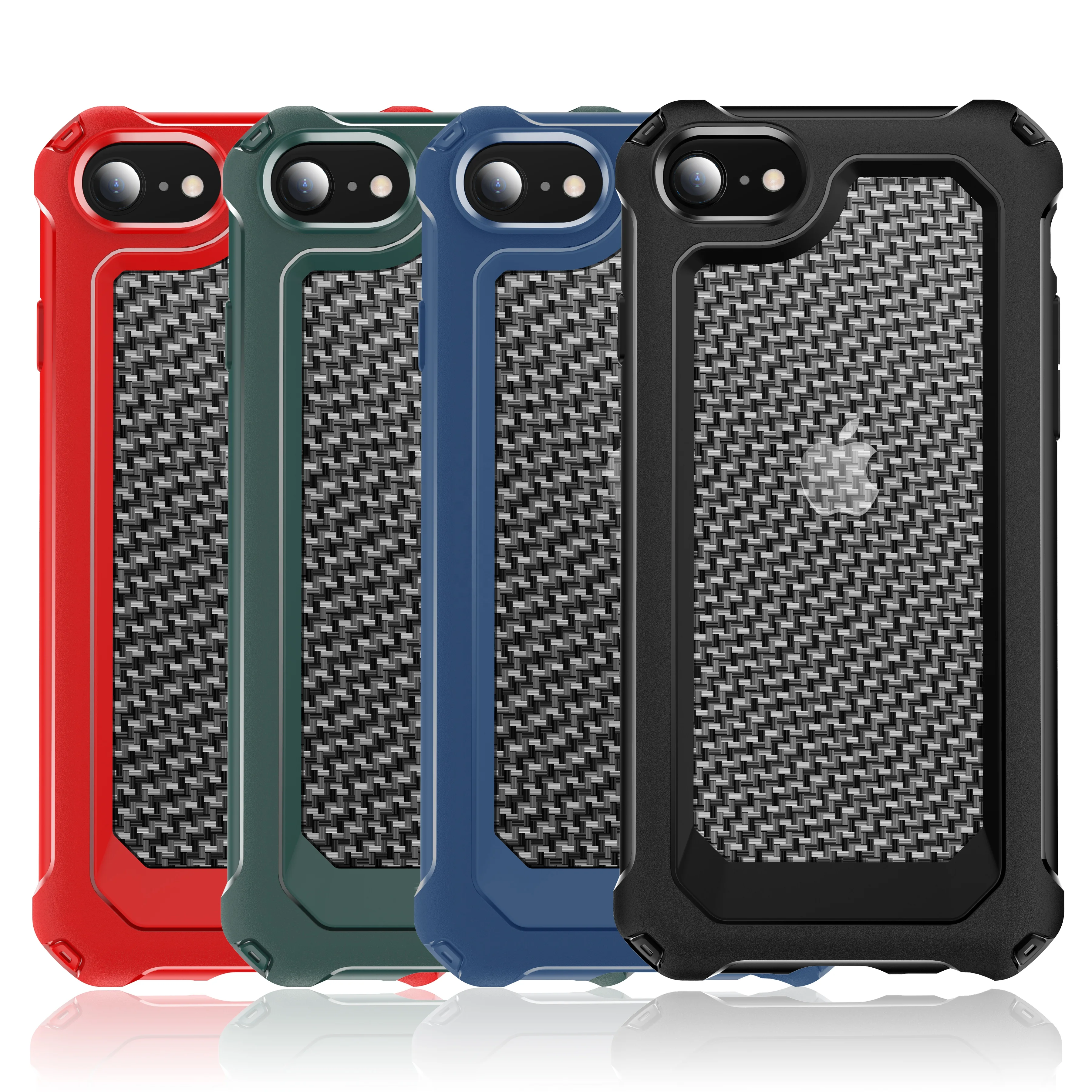 

High Quality TPU + PC Mobile Phone Case for Iphone 11 12, Anti-fall Phone Covers for Iphone SE 2020, Multi-color, can be customized