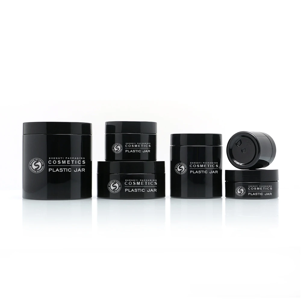 Small MOQ 100ml 200ml 250ml 4oz 8oz Empty  Body Butter Jars Plastic Jar Container for Cosmetic Packaging