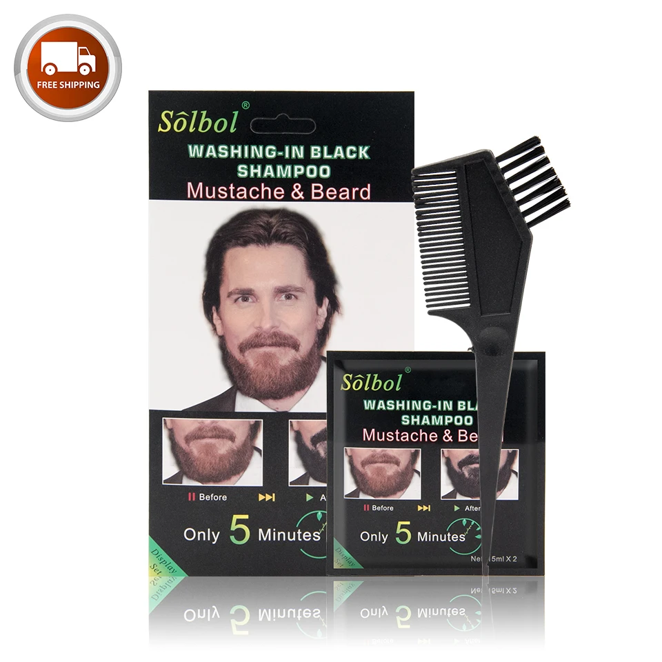 

VOJO Enpir Best Private Label Beard Hair Color Cream Dye Black Hair Dye Shampoo Professional Hair Colour Herbal Permanent Super, Natural black