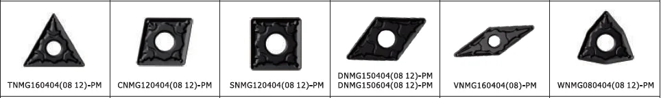 Tungsten Carbide Inserts External Turning Inserts On Lathes TNMG160404 TNMG160408 TNMG160412