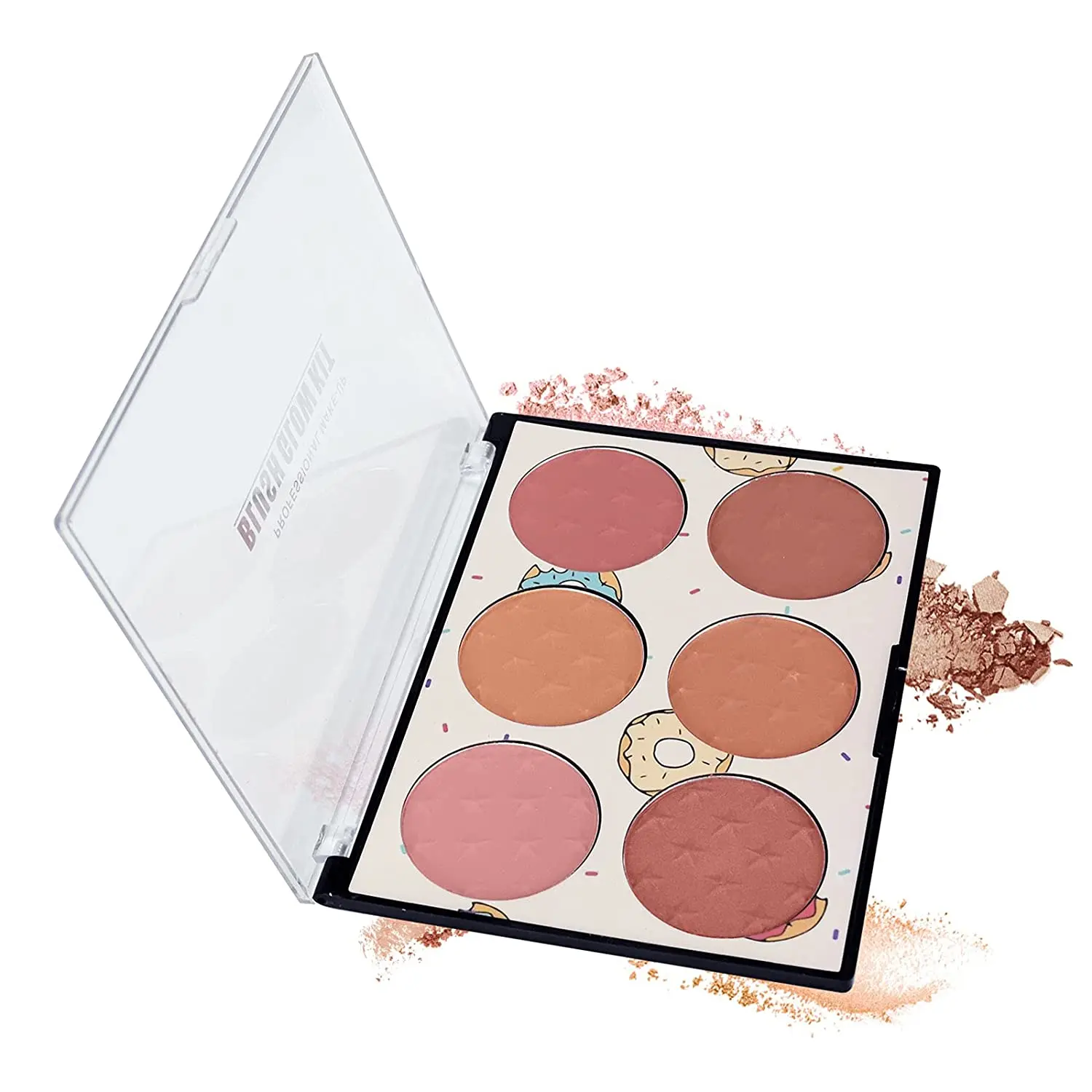 

Drop Shipping Light Luxury Matte 6-color Blush Palette Bright Shimmer Contour and Highlight Face Blush, 6colors