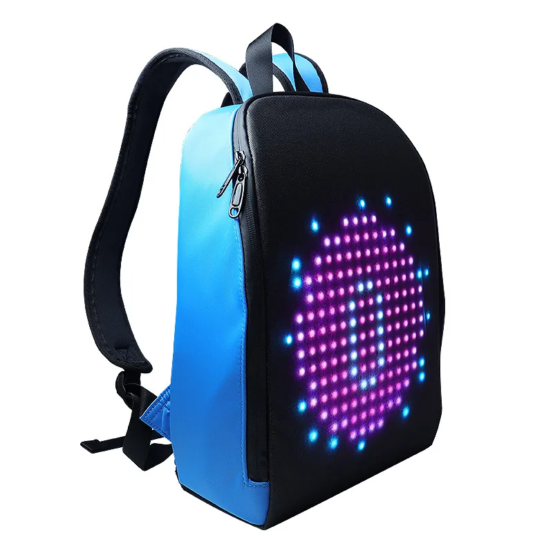 

Waterproof Dynamic Led Pixel Backpack Led Display Bag Led Bag, Customized colors