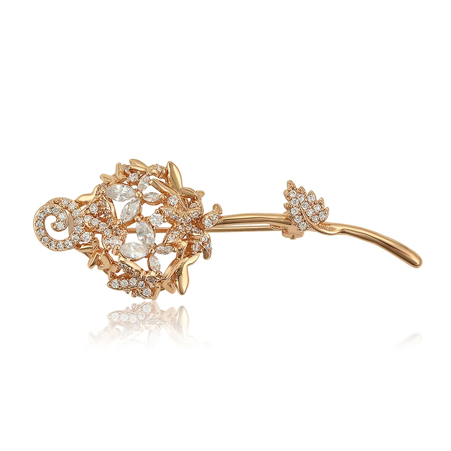 

brooches 320 Xuping Hot and colorful flowers and leaf butterfly brooches full of life and hope