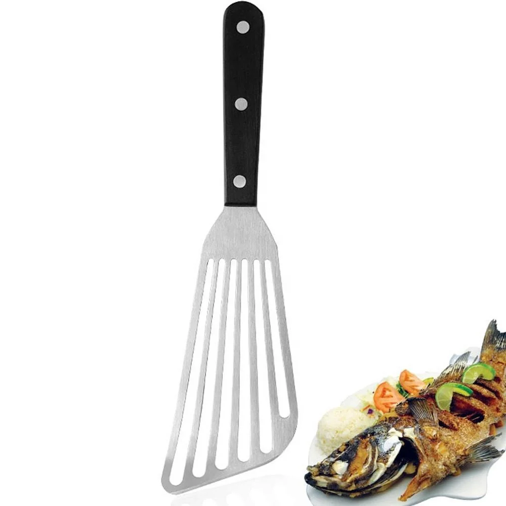 

Amazon Top Seller Factory Direct Home Gadget fish Slotted turner Japanese Cuisine Shovel Fried Steak Shovel, As picture