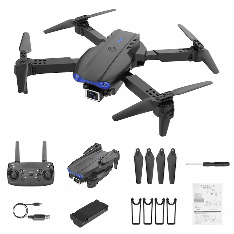 

E99 RC Mini Drone 4K 1080P Dual Camera WIFI FPV Aerial Photography Helicopter Foldable Quadcopter Drone With Carrying Bag