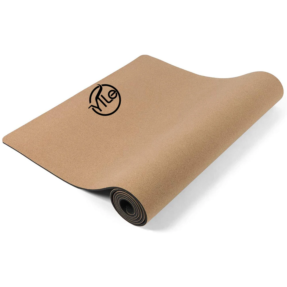 

Anti slip luxury washable 5mm tpe eco friendly new cork yoga mat wholesale