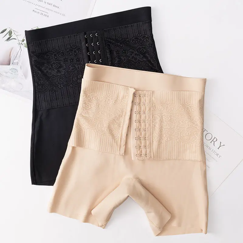 

Thin ice silk breathable high waist tuck in pants large size body shaping beauty body postpartum shape buttocksthigh shaper