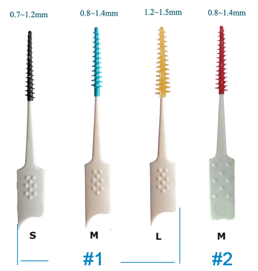 

Deep Into The Teeth Gaps Solve Hidden Dirt Dental Soft Picks, Yellow.pink.blue.green.grey.purple.orange.peach