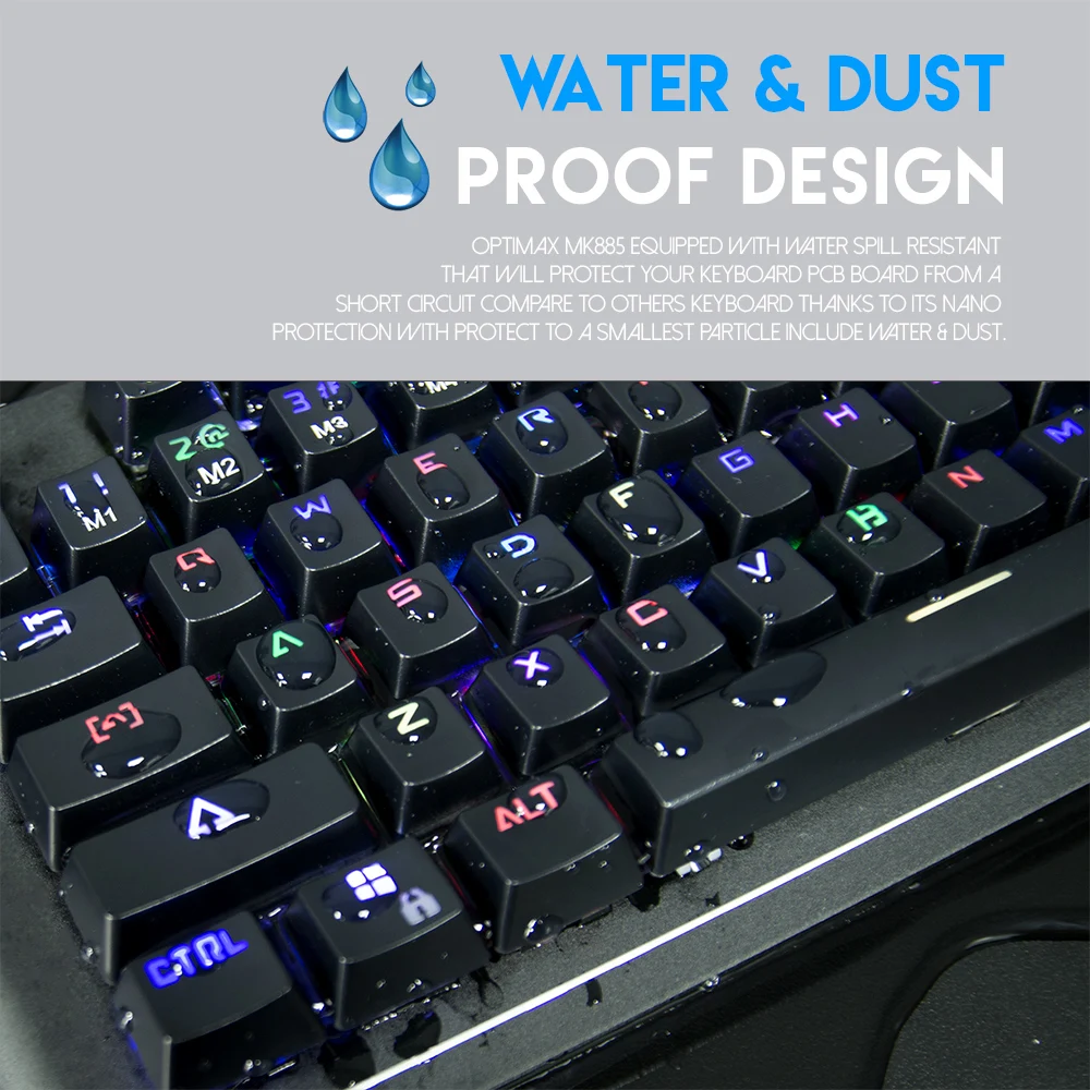 Fantech Mk885rgb Optimax Full Size Gaming Keyboard 2019 Factory Price