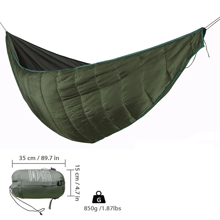 

High Quality Dual-Use Outdoor Camping Waterproof Nylon Hammock Camping With Accessories, Customizable