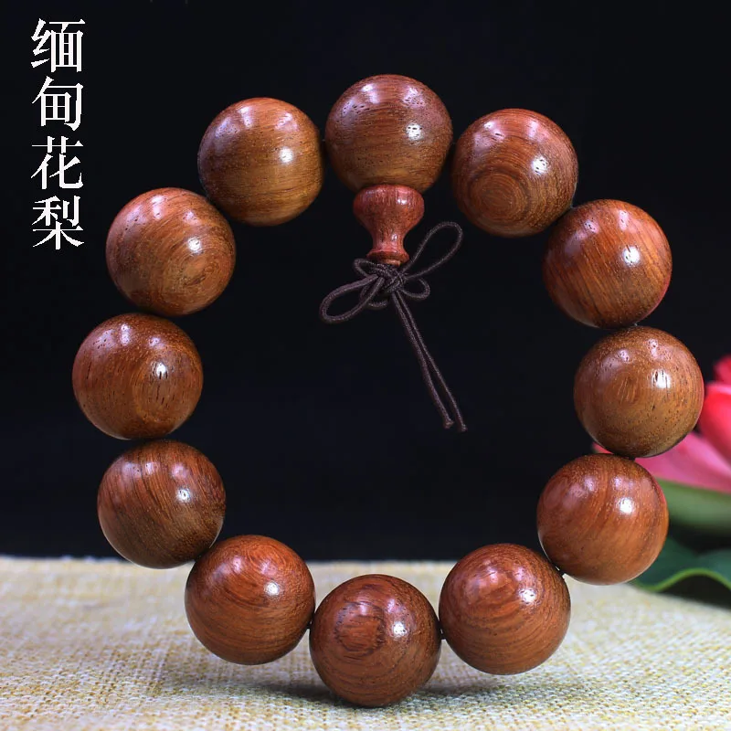 

Ethinc Prayer Yoga Jewelry for Women Men 10mm Natural Wood Beads Bracelets