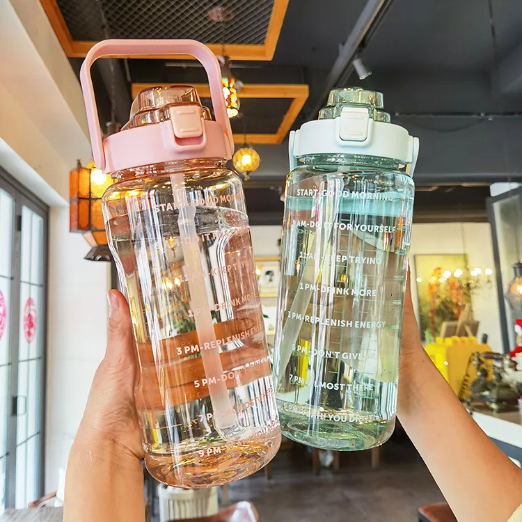 

Custom Eco Friendly 2.2l Big Transparent Boa Free Plastic Gallon Water Jug Sports Water Bottles for Drinks