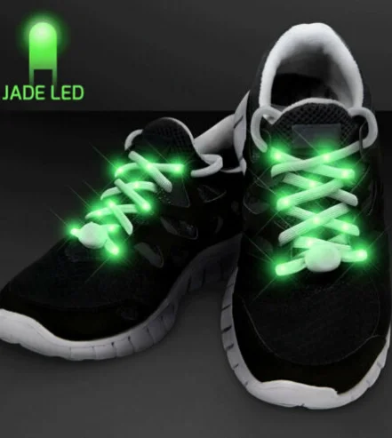 

Glowing Light Flashing Luminous LED Flat Shoe Laces Fashion Creative Gift LED Shoelaces, Customized color