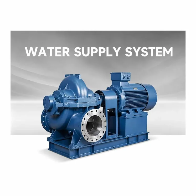 MINGCHUAN High Flow Horizontal Split Case Centrifugal Pump for Large Capacity Water Transfer Projects