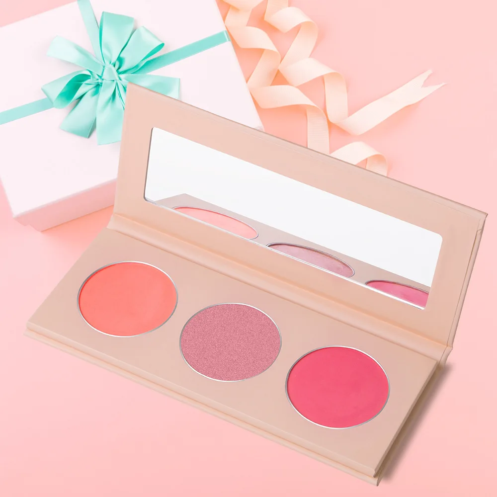 

Makeup Cream Blush No Logo Private Label On Palette Low MOQ Vegan-Products