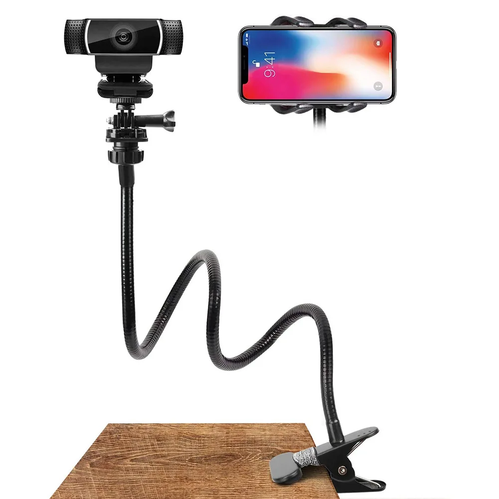 

Universal Mobile Phone Holder Flexible Adjustable Cell Phone Clip Lazy Holder Home Bed Desktop Mount Bracket Smartphone Stand