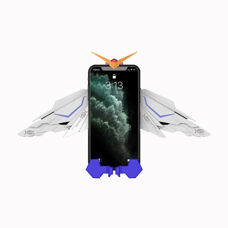 

Mobile ARMOR Mechanical Wings Angel Wings Car Phone Desktop Wireless Charging Receiver Wireless Charger Qi 1 X USB 10W Ce CN;GUA