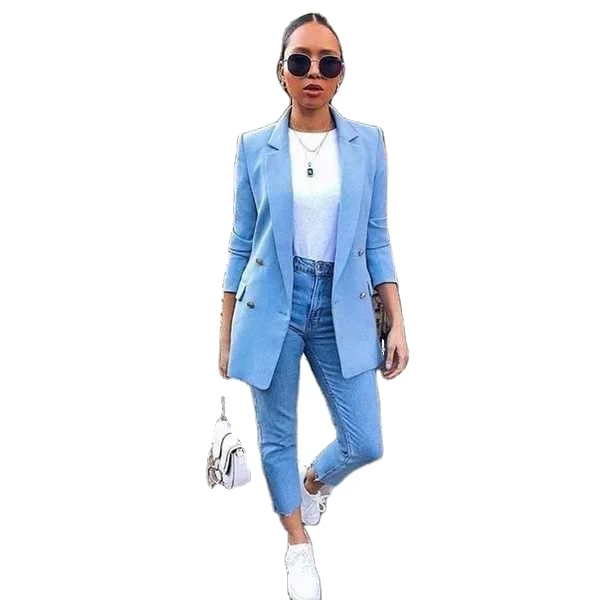 

Women Chic Blazer Fashion Office Blazers Lady Suit Coat Outerwear Tops Plus Size S- 5XL