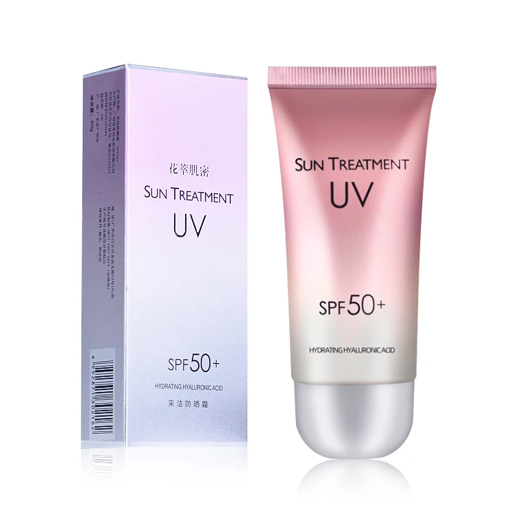 

NEW ARRIVAL organic natural Face Uv Sunblock Cream Sunscreen spf50 for Sensitive Skin Outdoor