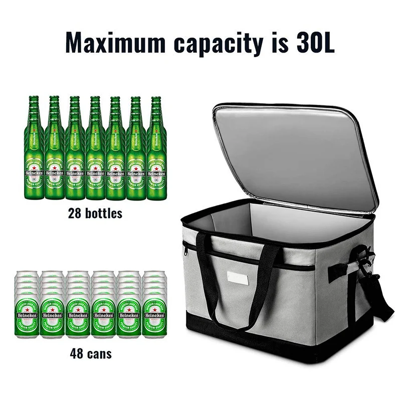 Insulated Lunch Bag Cool Tote Portable Wholesale Ice Cream Cooler Bag