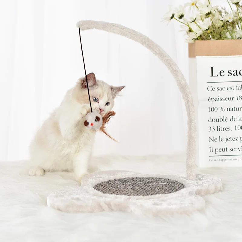 

828-50 Board Kitten Scratcher Pad With Funny Mouse Protector Mat Toy Scratching Post Claw Tower Tree