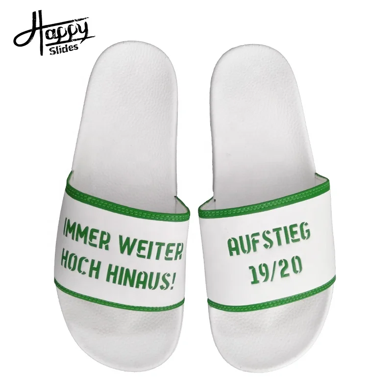 

Happyslides 2020 Club Slippers Design Slides Footwear Custom Logo Men Custom Slide Sandal