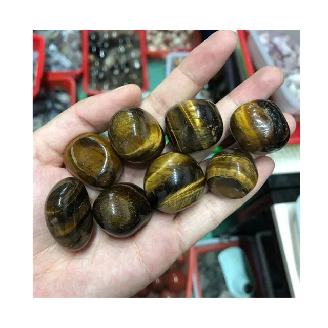 

wholesale tumble stones bulk crystals healing tiger eye tumbled crystals for decoration