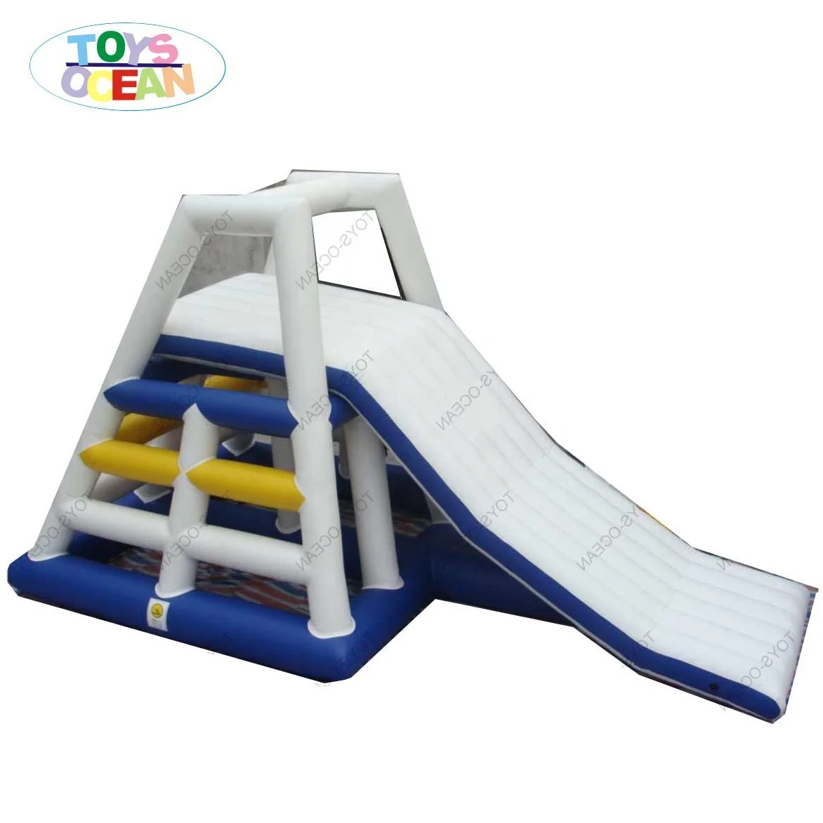 

Inflatable floating Climbing tower water pool slide water game play