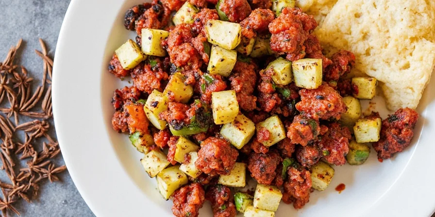 Homemade Greek spice blend in a jar