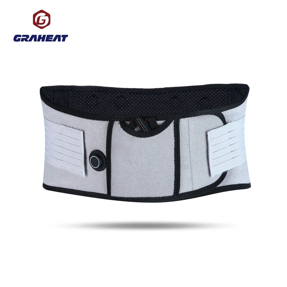 

New Beauty Product Ideas 2021 Graphene Far Infrared Heated Slim Belly Fat Burning Waist Belt for Lose Weight, Gray