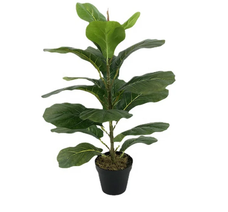 

Hot Sale Small Fiber Leaf Artificial Fiddle Tree for Indoor Decoration or Other Garden Ornaments & Water Features, Green