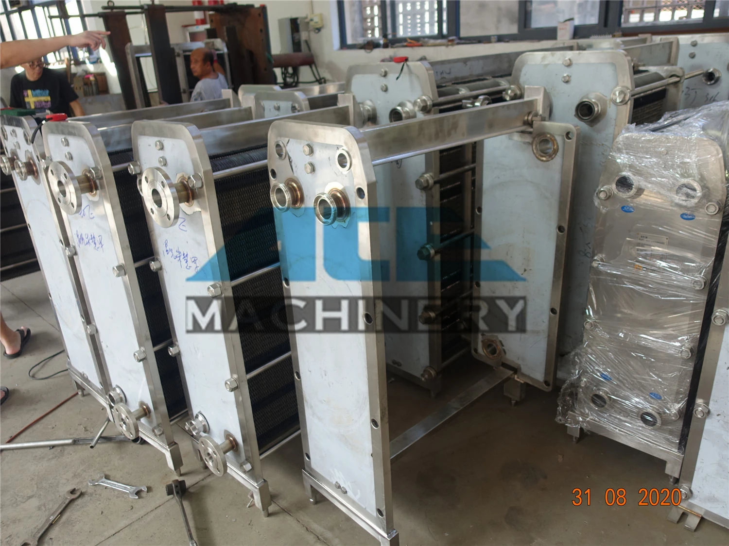 
Ace Factory Price High Quality Sanitary Stainless Steel Plate Heat Exchanger With Heat Exchanger Plate 