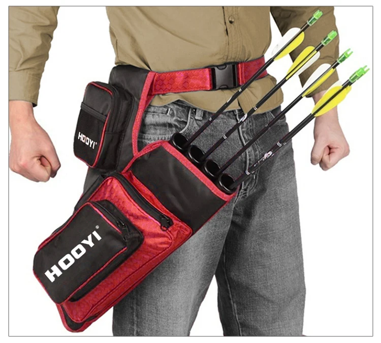 Tir à l'arc Hip Arrow Quiver Hip Arrows Sac avec poche