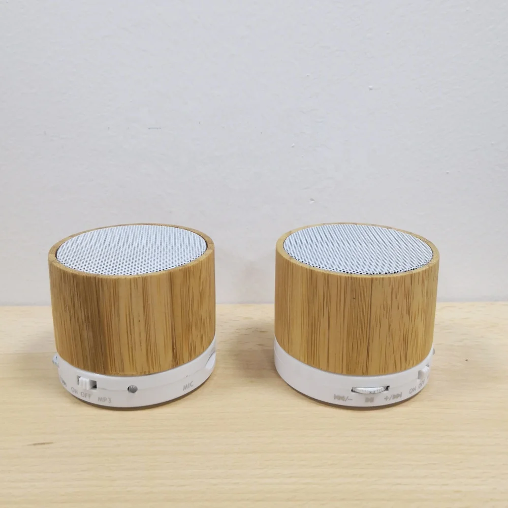 

BT Eco-friendly Mini A10 bamboo speaker wireless wooden blue tooth speaker bamboo speaker