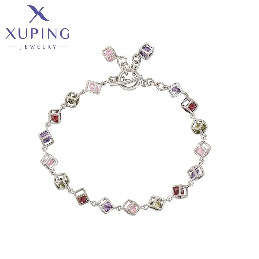 

X000671497 XuPing Jewelry Fashion Delicate Diamond In Jewelry Bracelet Valentine's Day Gift Necklace For Women