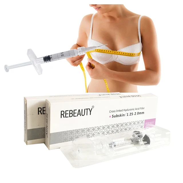 

Beauty & Personal Care Cross-linked Hyaluronic Acid Breast Augmentation Implants Injection,HA Hip Enhancement Dermal Filler, Transparent