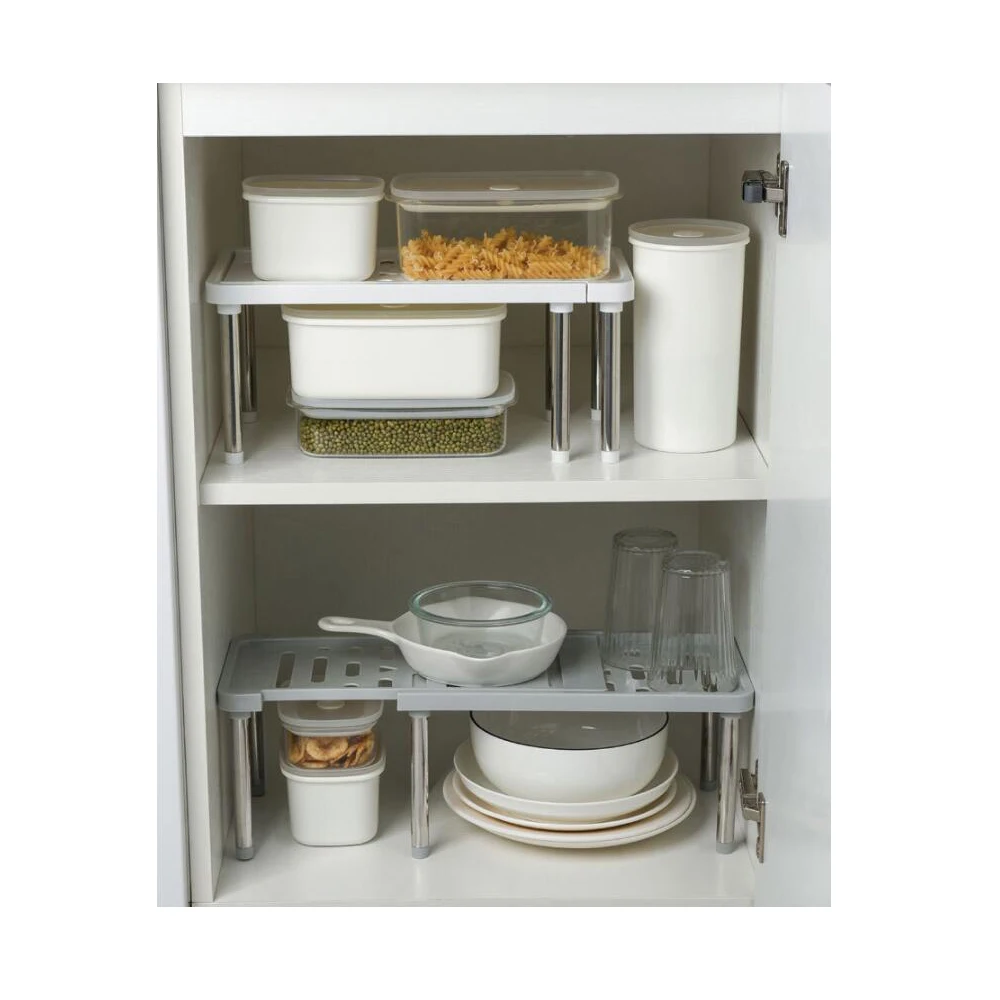 2019 NEW design plastic extension cabinet shoe rack bathroom kitchen pan seasoning organizer rack