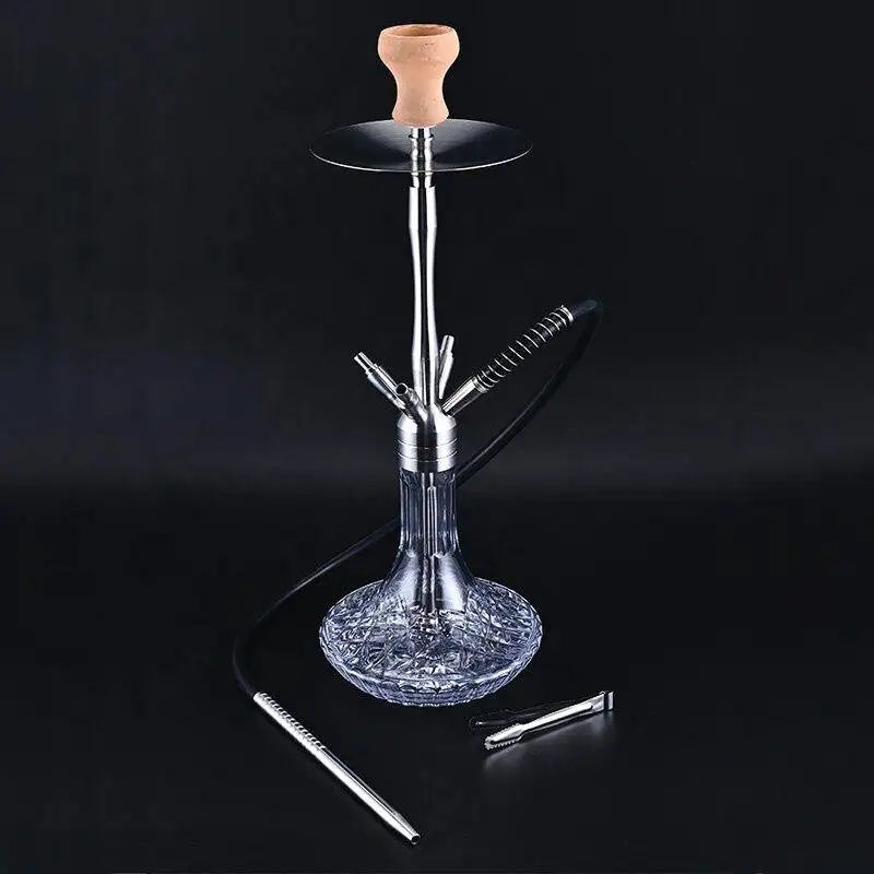 

Wholesale Crystal designs 4 hose pipe hookah new design luxury hookah shisah stainless german hookah shisha