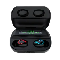 

New designed tws 2020 in ear headphones loud sound stereo mini headset charging mobile phones earbuds with powerbank