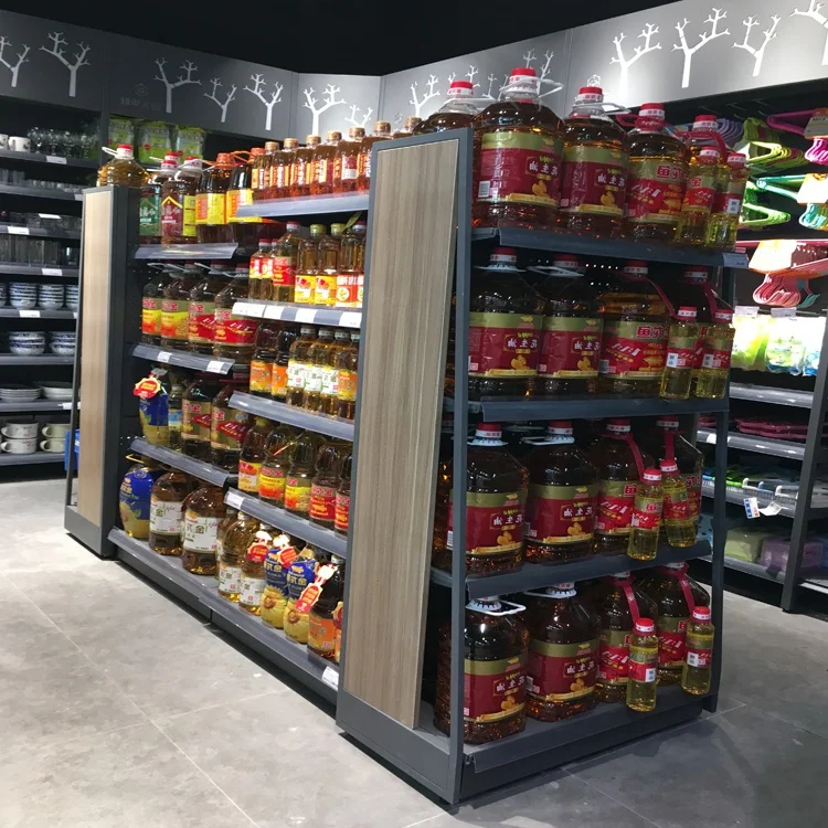 Convenience Store Mini Shop Retail Gondola Shelving Racks Supermarket Commercial Display Shelf