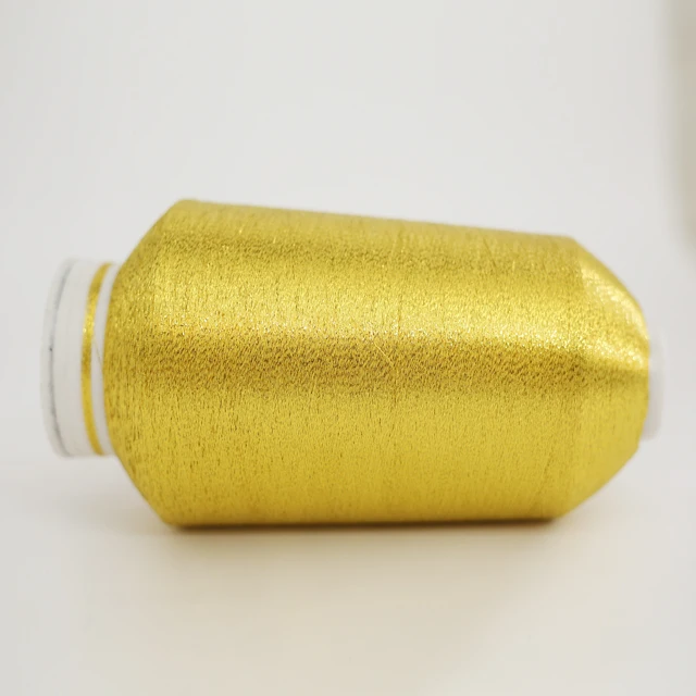 
High toughness hand-woven line sewing thread manufacturers selling polyester metallic yarn 