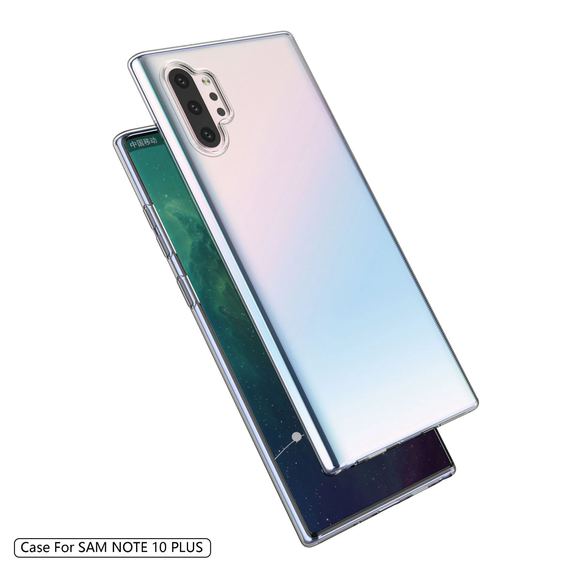 

Factory Price Ultra Thin Transparent Clear Phone Case For Samsung Note10 Plus Back Cover