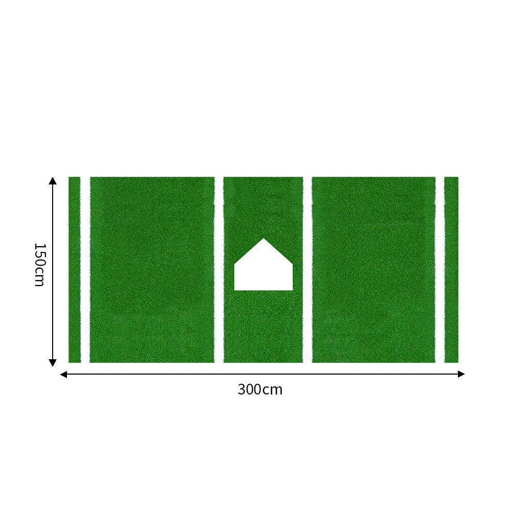 Softball and Baseball Pitching MAT Indoor Outdoor Antifade Antislip Softball Pitching Mound Training Equipment