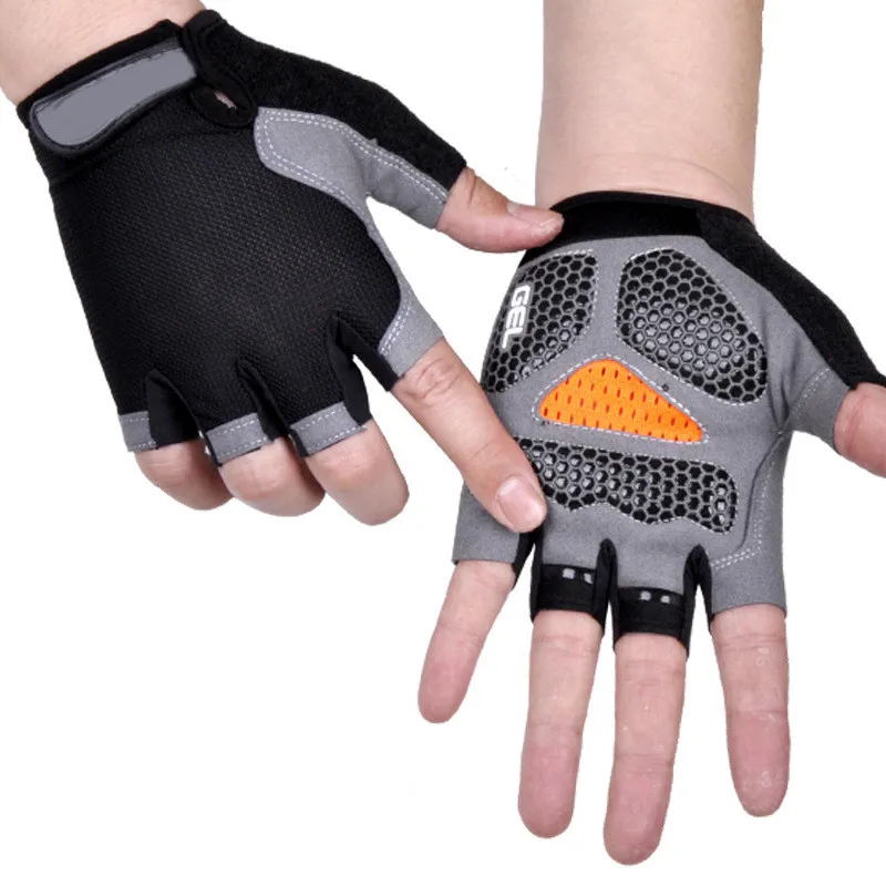 

Tactical Fitness Riding Cycling Half Non-slip Fingerless Semi-short Sports Gloves