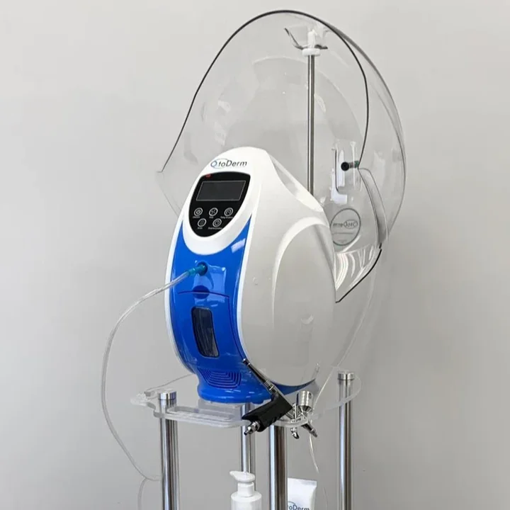 

Korea import hydra oxygen skin care acne removal skin rejuvenation o2toderm machine, Blue+white