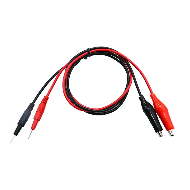 Alligator clip to test pin cable for multimeter - ANKUX.COM