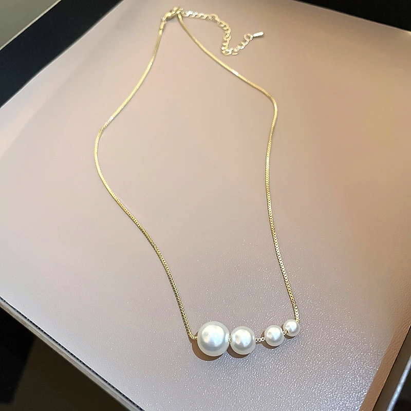 

new design fashion pearl pendant necklace
